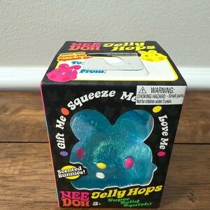 Nee Doh Jelly Hops Bunny Toy in Blue